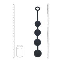 Levelz Round Analkugler i silikone - XL - 50mm - Sort, billede 5