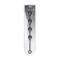 Levelz Waterdrop Analkugler i silikone - L - 40mm - Sort, billede 3