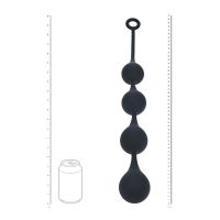 Levelz Waterdrop silikoniset anaalipallot - XL - 50mm - Musta, kuva 5
