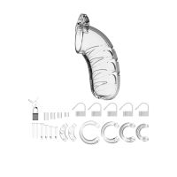 ManCage Model 04 - Kyskhedsbur - 11,5 cm - Transparent, billede 3