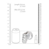 ManCage Model 25 - Kyskhedsbur - 9 cm - Transparent, billede 6