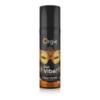 Orgie Dual Vibe! Kyssevenlig flydende vibrator - Sex On The Beach - 15 ml
