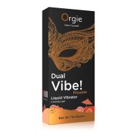 Orgie Dual Vibe! Kyssevenlig flydende vibrator - Sex On The Beach - 15 ml, billede 4