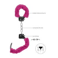 Ouch! Pleasure Manette con Pelliccia - Rosa, immagine 3