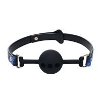 Ouch! Florence Collection - Bâillon boule en silicone - Bleu