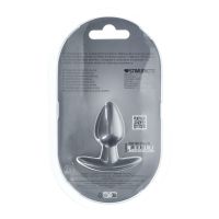 Ouch! Smooth analplugg i silikon - Small - 6,5 cm - Gunmetal, bilde 4