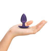 Ouch! Smooth analplugg i silikon - Medium - 7,9 cm - Metallic lilla, bilde 2