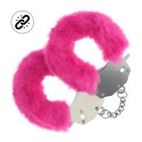 Ouch! Erittäin kestävät pörröiset käsiraudat - Pinkki