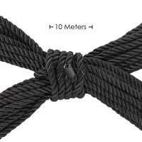 Ouch! Polyester Bondage Rope - 10 m - Black, picture 2