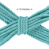 Ouch! Polyester Bondage Rope - 10 m - Blue
