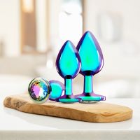 Ouch! Venice Collection - Set di Plug Anali in Metallo - Iridescente, immagine 4