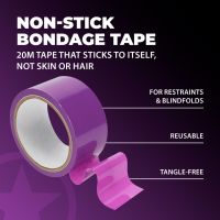 Ouch! Nastro in PVC Non Adesivo - 20 m - Viola, immagine 5