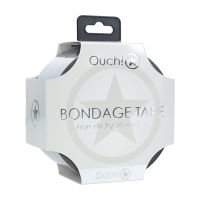 Ouch! Bondage tape PVC non collant - 20 m - Argent, photo 4