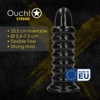 Ouch! Spiral Force - Plug Anale - 990 g / 23,5 cm - Nero, immagine 7