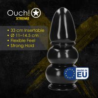 Ouch! Ultra Collosus - Plug Anale - 3392 g / 33 cm - Nero, immagine 7
