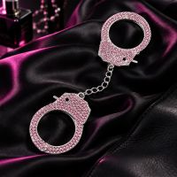 Ouch! Heavy-Duty Diamond Håndjern - Pink, billede 4