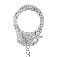Ouch! Algemas em Aço com Padrão Diamante - Prata, imagem 3