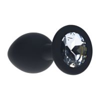 Ouch! Diamond Round - pieni anaalitappi, musta