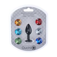 Ouch! Diamond Round - pieni anaalitappi, musta, kuva 2