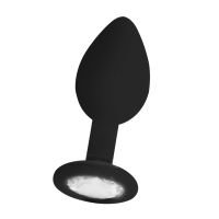 Ouch! Diamond Butt Plug - Regular - Black