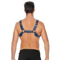 Ouch! Bulldog läderharness med spännen, bild 17