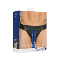Ouch! Jockstrap med lynlås - læderudseende, billede 2