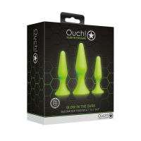Ouch! Butt Plug Set - Glow in the Dark, picture 2
