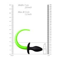 Ouch! Puppy Tail Buttplug - Glow in the Dark, billede 5