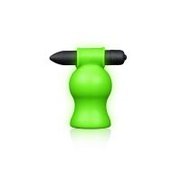 Ouch! Vibrating Head Masturbator - Glow in the Dark, bilde 4
