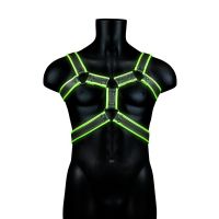 Ouch! Body Armor Harness - Glow in the Dark - S/M, bild 5