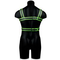 Ouch! Body Armor Harness - Glow in the Dark - S/M, bild 6