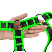 Ouch! Body Armor Harness - Glow in the Dark - S/M, bild 7