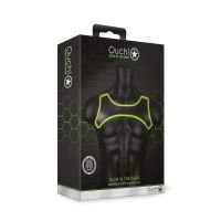 Ouch! Neoprene Harness - Świecący w ciemności - S/M, zdjęcie 2