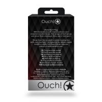 Ouch! Heart Gem - Korek analny - Medium - Srebrny/Rubelitowy róż, zdjęcie 7