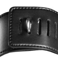 Ouch! Head Harness with Zip-up Mouth and Lock - Black, bilde 7