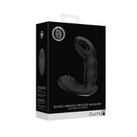 Ouch! Beaded - Prostatastimulator med vibration og fjernbetjening - Sort, billede 2