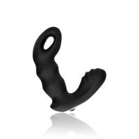 Ouch! Beaded - Prostatastimulator med vibration og fjernbetjening - Sort, billede 5
