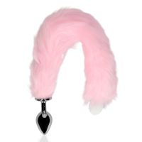 Ouch! Valaiseva kettuhäntä metallisella anaalitapilla - Pinkki, kuva 7