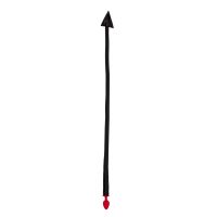 Ouch! Plug Anale in Silicone Devil's Tail - Nero/Rosso, immagine 2