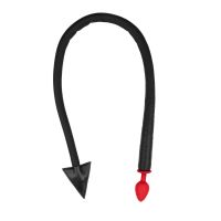 Ouch! Plug Anale in Silicone Devil's Tail - Nero/Rosso, immagine 3