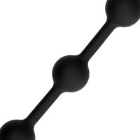 Ouch! Silikone analkugler - Small - Sort, billede 7