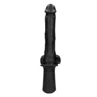 Ouch! Máquina de Sexo Manual em Silicone Líquido com Vibração e Vaivém - Preto, imagem 2