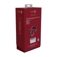 Ouch! Milan Collection - Leg Cuffs - Black/Red, picture 2