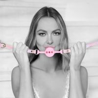 Ouch! Paris Collection - Bâillon boule en silicone - Rose, photo 3