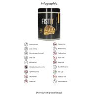 Fist It Waterbased Lubricant - Jar - 1000 ml, picture 6