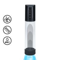 Pumped HyperPump - Rechargeable Penis Pump - Gun Metal