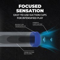 Pumped HyperPump - Rechargeable Penis Pump - Metallic Blue, picture 6