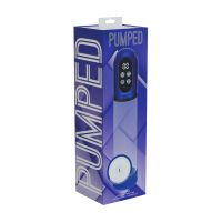 Pumped Engage - Automatisk vandtæt penispumpe og masturbator - Metallic blå, billede 5