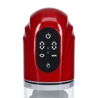 Pumped TechnoThrust - Pompa Masturbatore Automatica Impermeabile - Rosso metallizzato, immagine 3