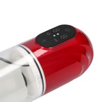 Pumped TechnoThrust - Pompa Masturbatore Automatica Impermeabile - Rosso metallizzato, immagine 4